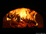 Wood Pizza Oven Fire Background 1